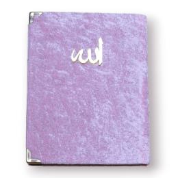 Medrese Çanta Boy Kadife Kapaklı Süngerli Yasin Kitabı