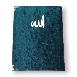 Medrese Çanta Boy Kadife Kapaklı Süngerli Yasin Kitabı