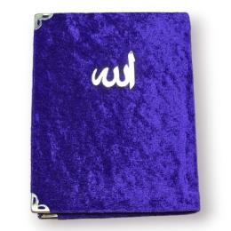 Medrese Çanta Boy Kadife Kapaklı Süngerli Yasin Kitabı