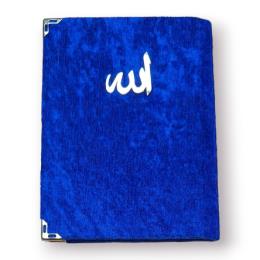 Medrese Çanta Boy Kadife Kapaklı Süngerli Yasin Kitabı