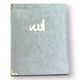 Medrese Çanta Boy Kadife Kapaklı Süngerli Yasin Kitabı