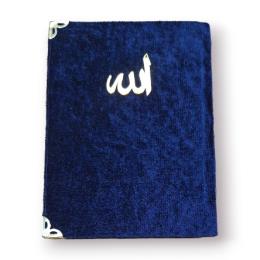 Medrese Çanta Boy Kadife Kapaklı Süngerli Yasin Kitabı