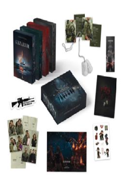 Kazazede (Ciltli 4 Kitap Yan Boyamalı Kutulu)