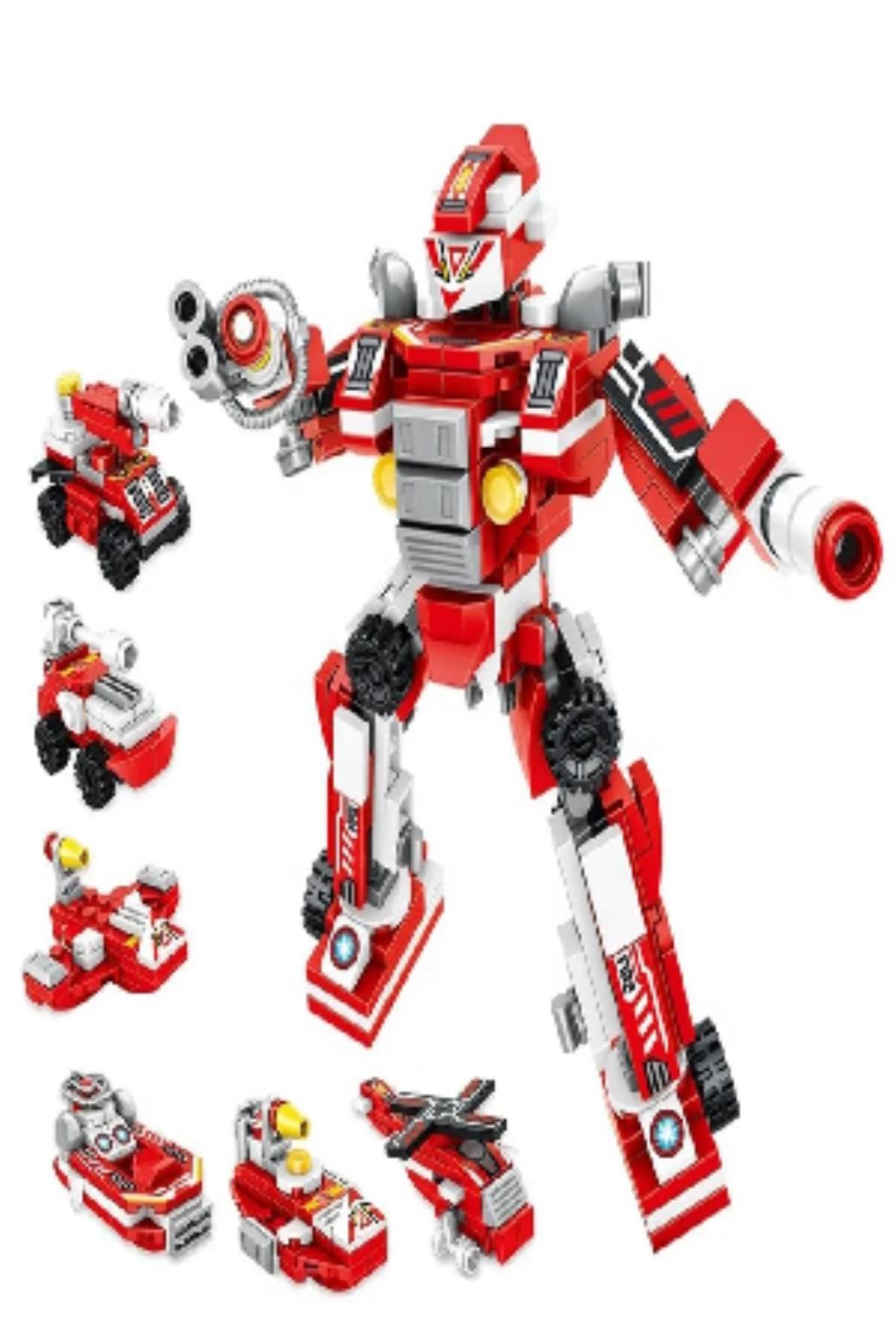 Panlos 6 in 1 Kırmızı Yumurta Model 45 Parça Block Oyuncak