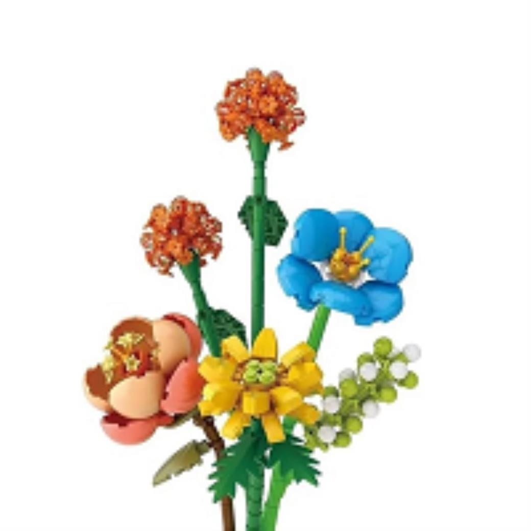 Loz Gül & Ayçiçeği Ebedi Çiçek Bitki Serisi 633 Parça Block Oyuncak