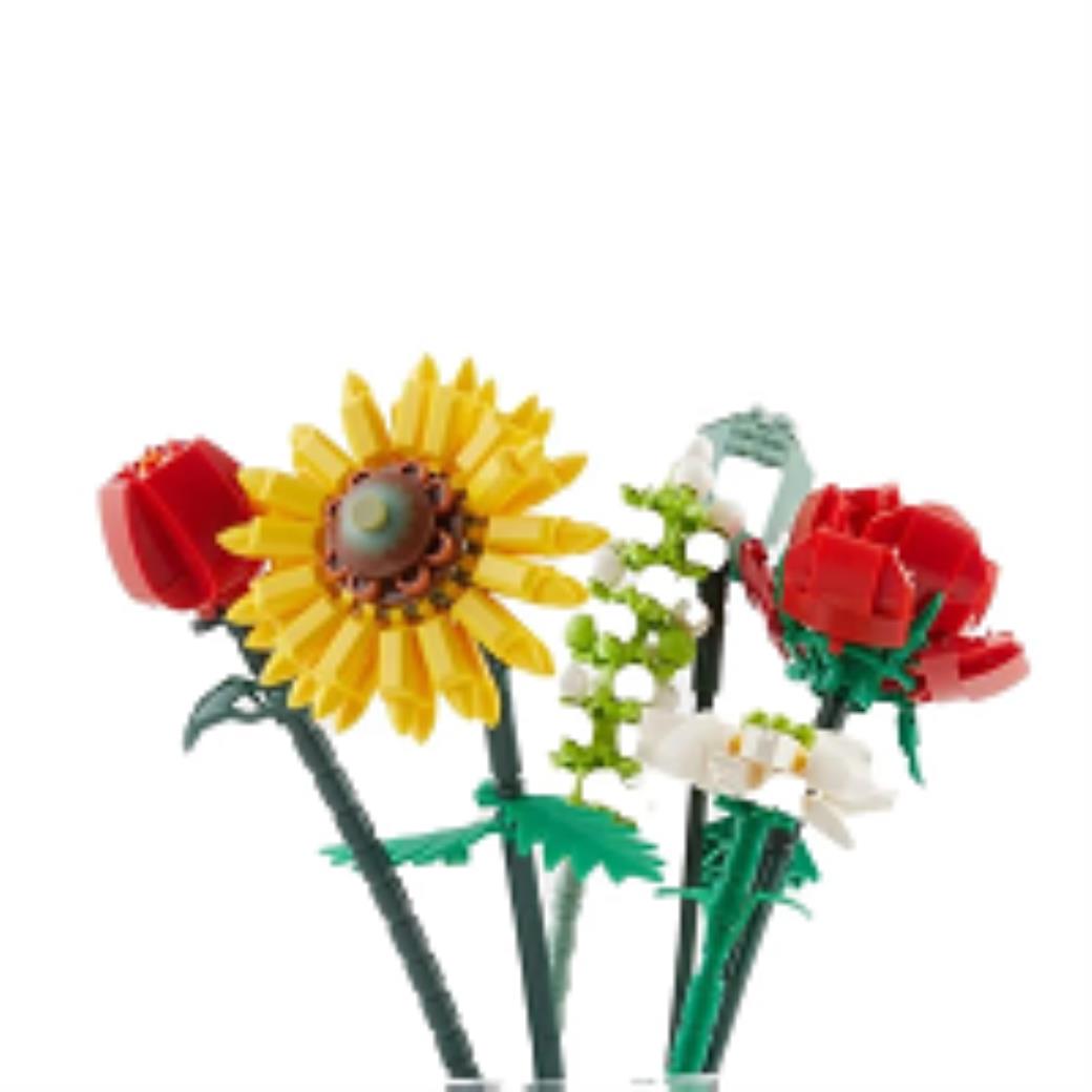 Loz Ebedi Çiçekler Kırmızı Gün Batımı 574 Parça Block Oyuncak | Dekoratif Yapı Seti