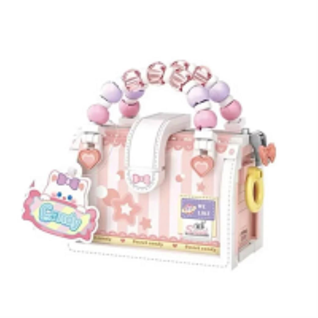 Loz Şeker Çantası 340 Parça Mini Block Yapım Seti Dekoratif Çanta Model Oyuncak