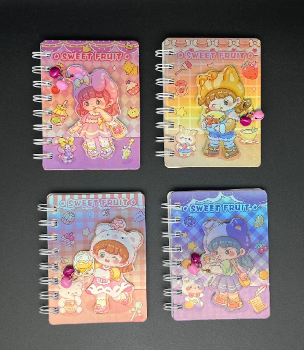 Munis Kawaii Hareketli Shaker Defter (12 Adet)