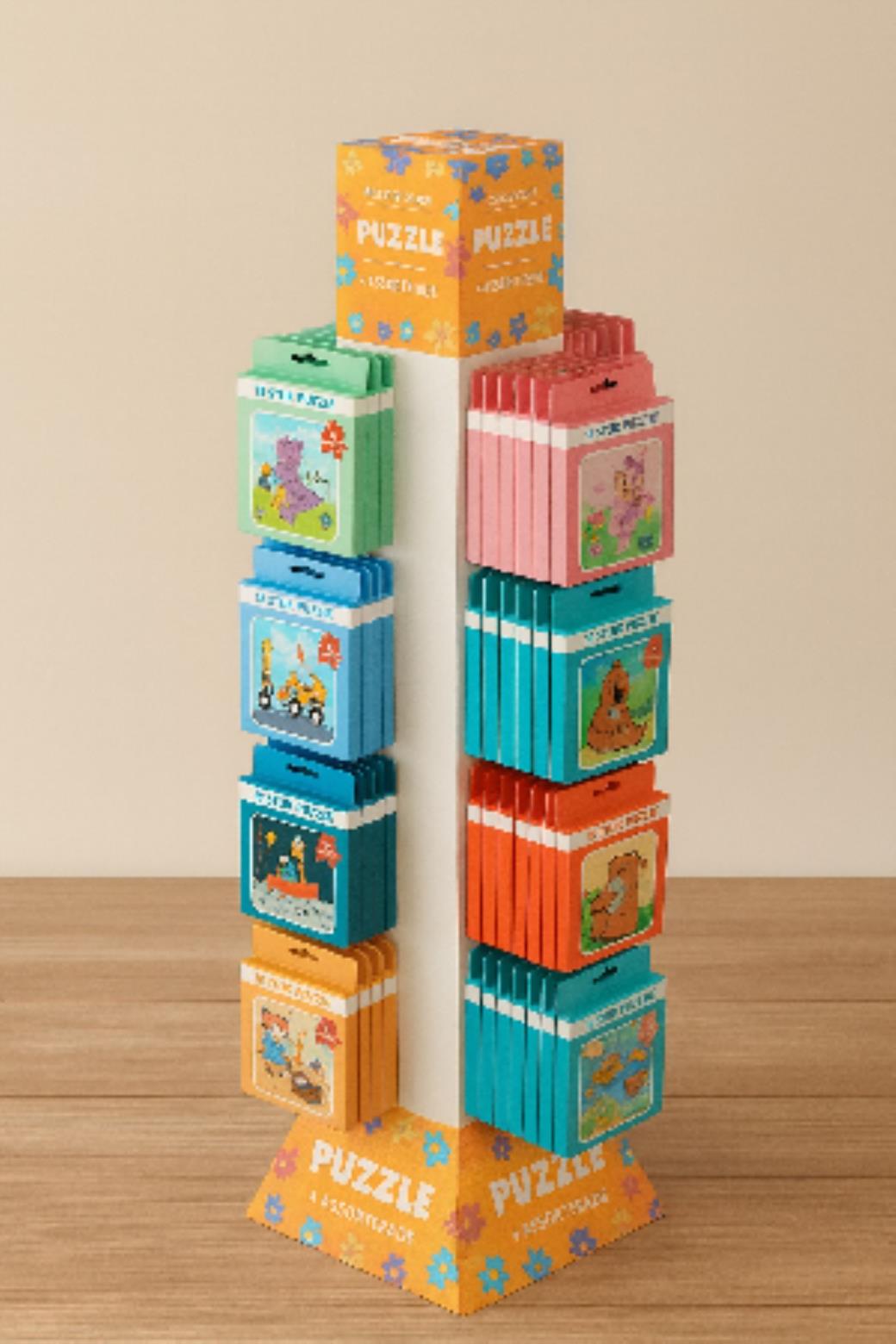 Ecrin Puzzle Okul Öncesi 9-16-25 Parça Stand