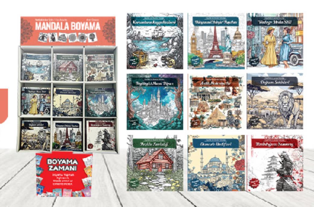 Ecrin Mandala Boyama Stand (270 Adet)