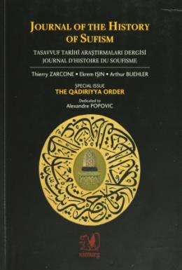 Journal of The History of Sufism Tasavvuf Araştırmaları Dergisi Sayı: 1-2