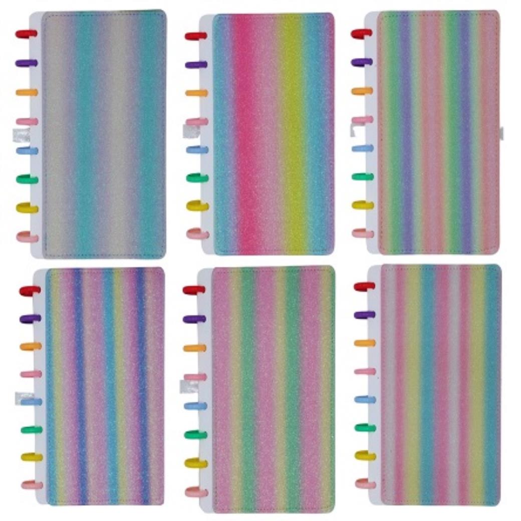 Unıcus Pul Spralli Akıllı Defter A5 Gökkuşağı Kum Sim Rengi (12 Adet)