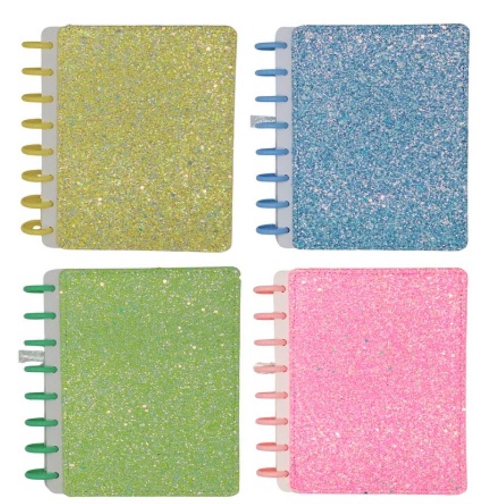 Unıcus Pul Spralli Akıllı Defter A5 Pullu Cam Kırığı 4 Renk (12 Adet)