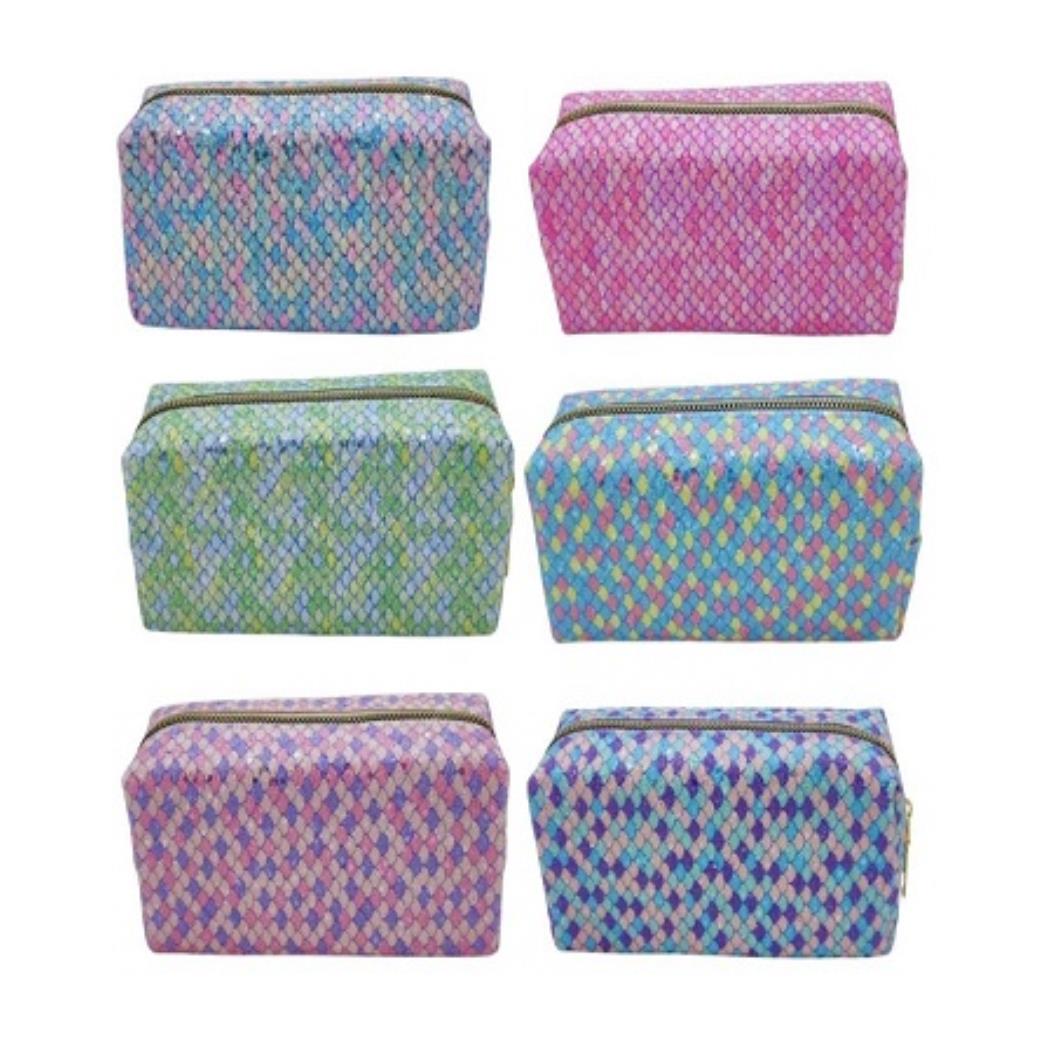 Unicus Big Zip Deniz Kızı Swarovski Kalem Kutu 6 Renk (8 Adet)