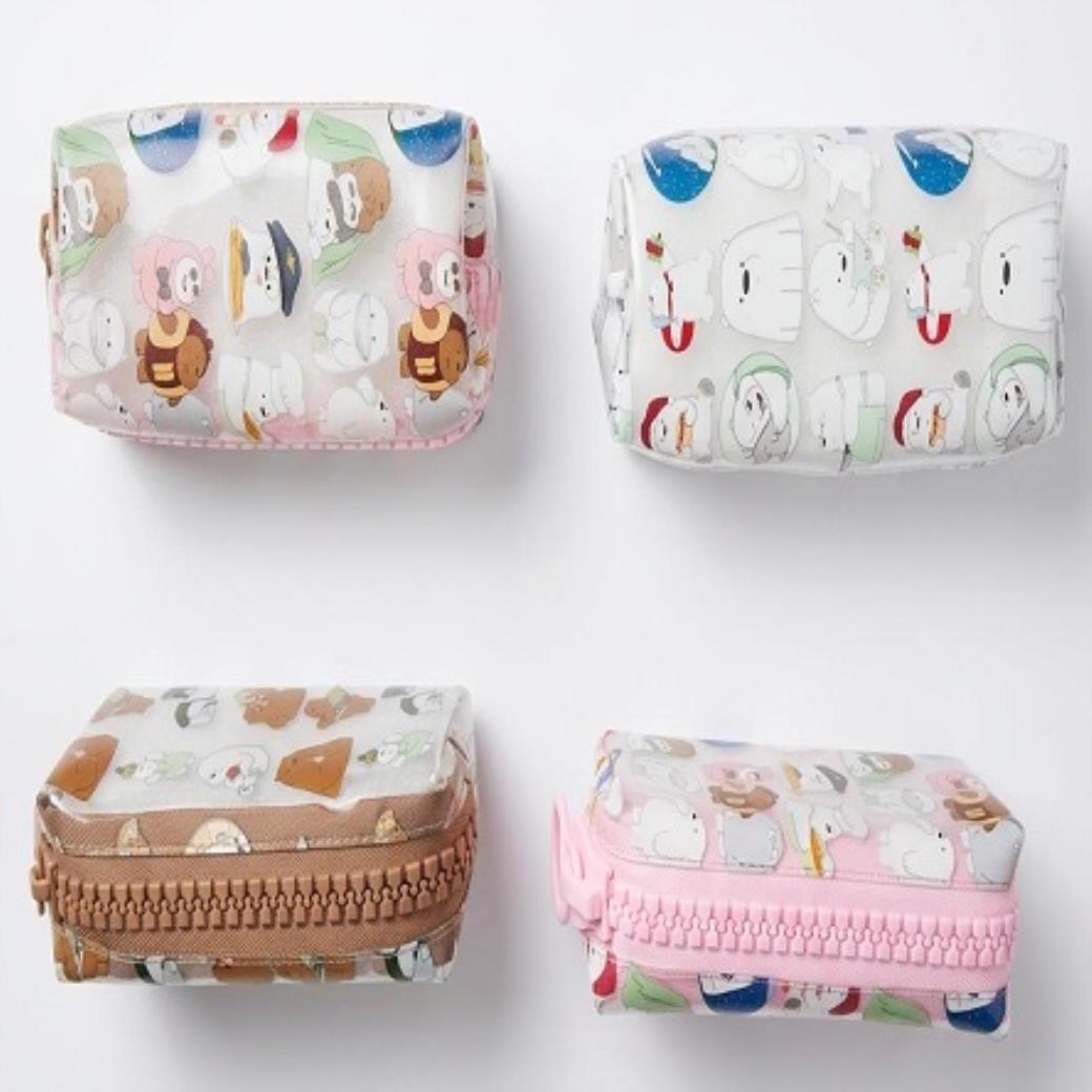 Unicus Big Zip Eğlenceli Bears Silikon Kalem Kutu (8 Adet)