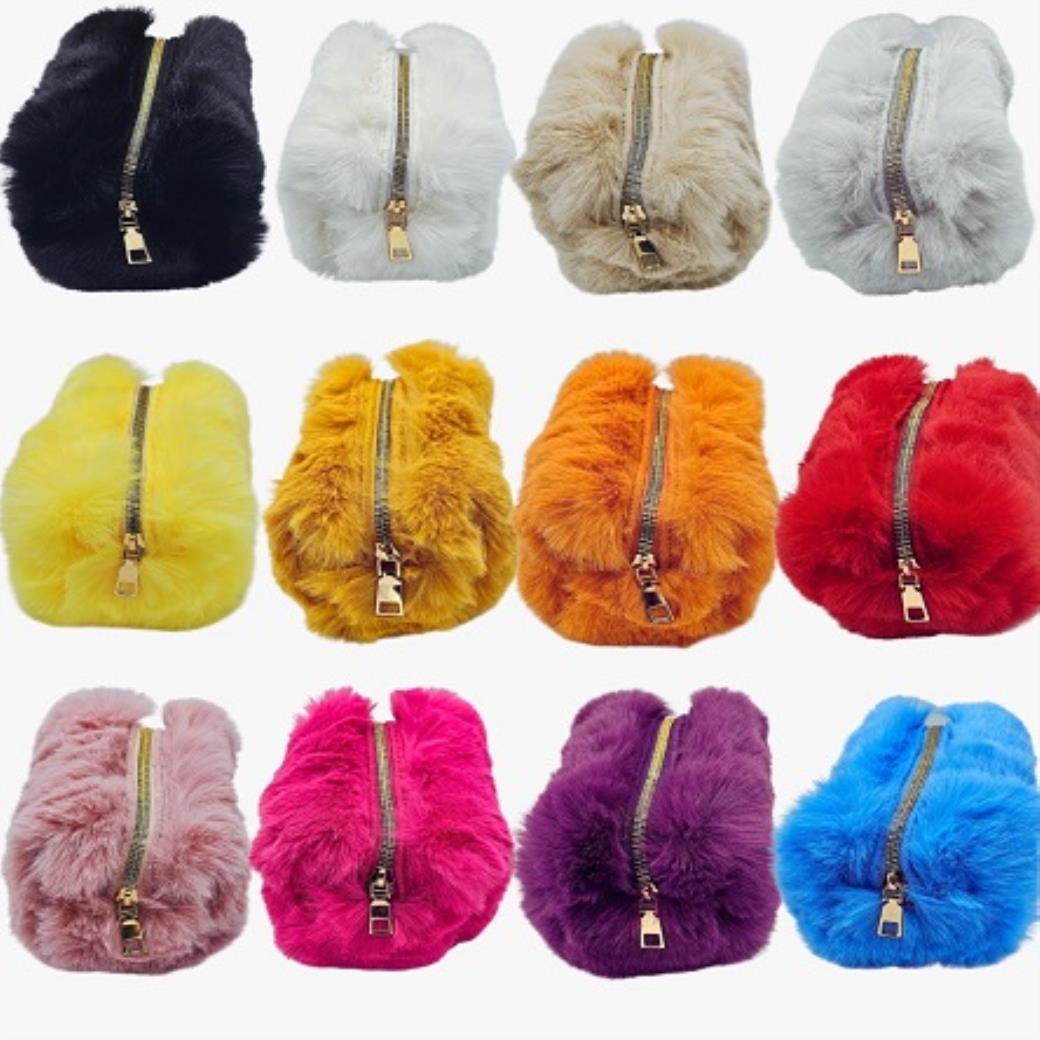 Unicus Tavşan Tüyü Peluş Kalem Kutu XL (12 Adet)