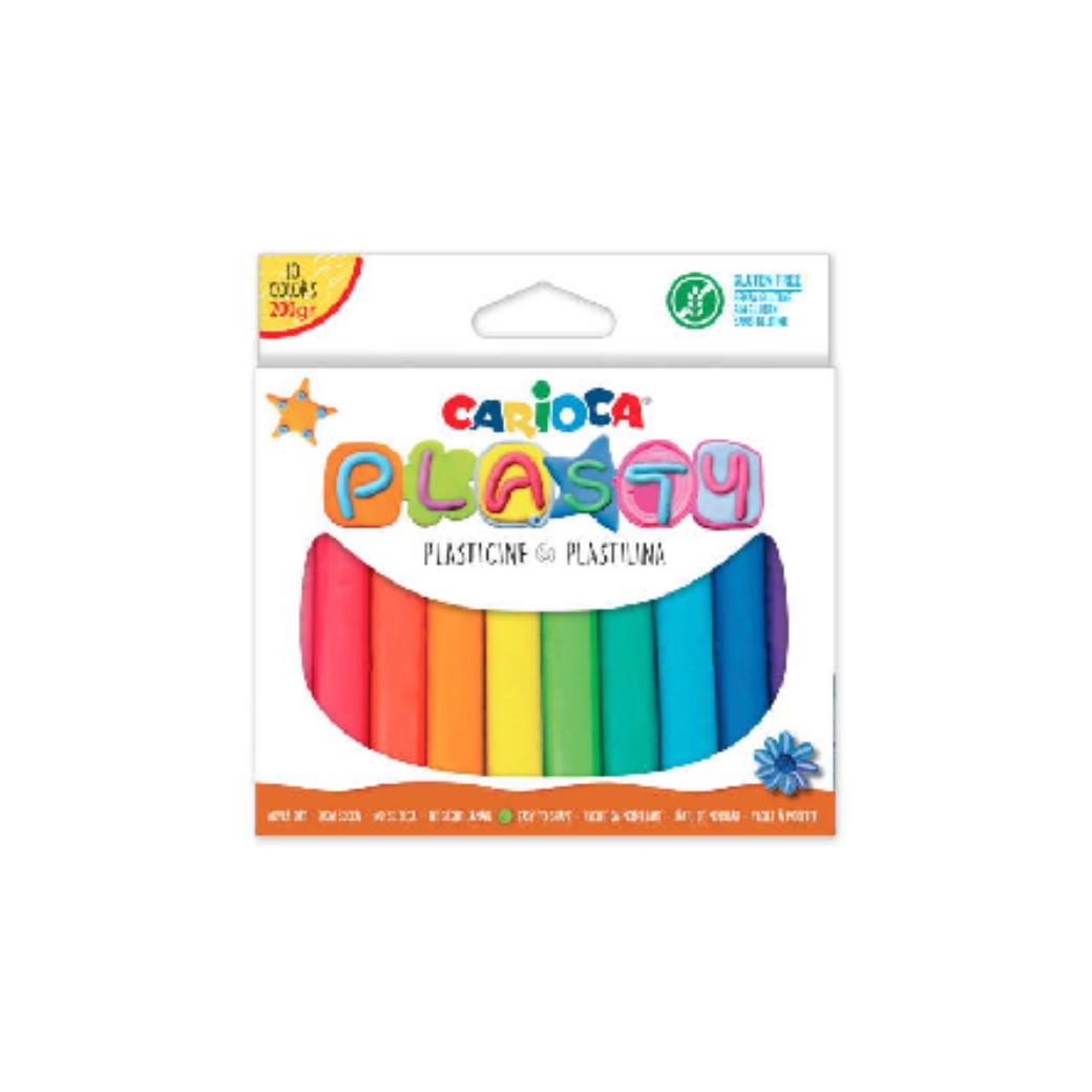 Carioca Plasty Kurumayan Oyun Hamuru 10 Renk 200gr