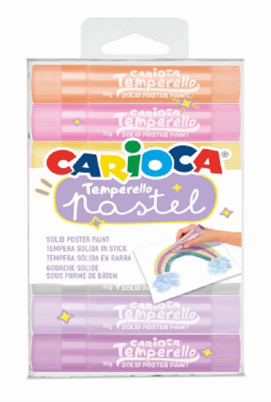 Carioca Temperello Stick Poster Boyama Kalemi Pastel 8li