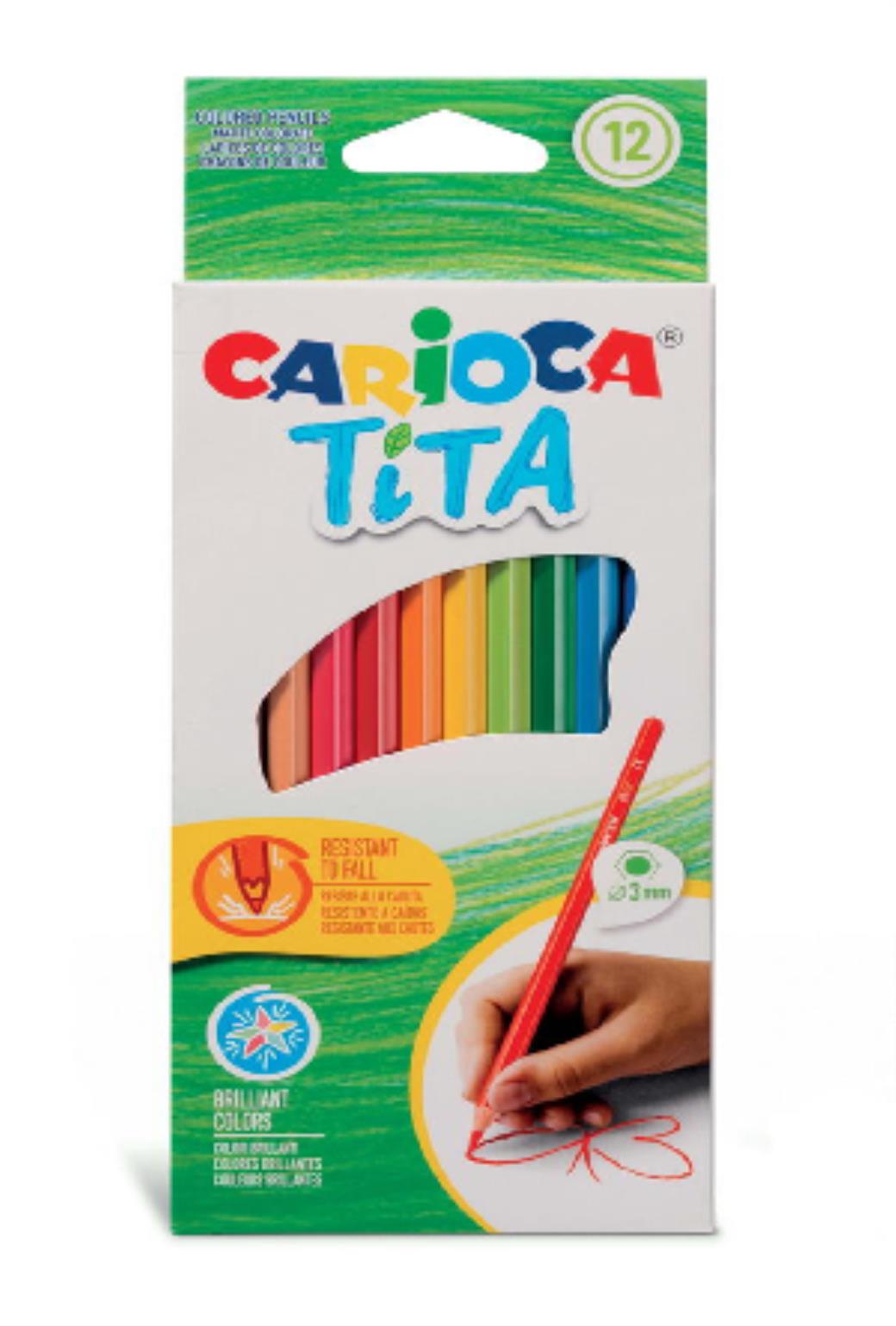 Carioca Tita Kuru Boya Kalemi 12li (12 Adet Set)