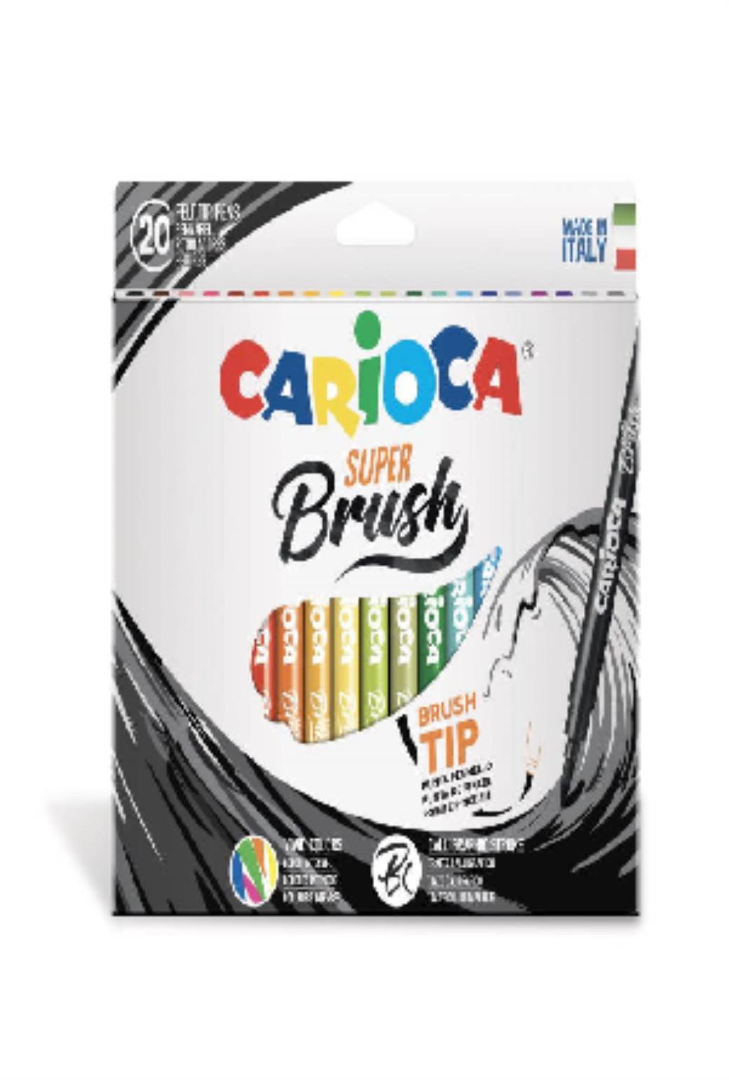 Carioca Süper Brush Keçeli Boya Kalemi 20ll