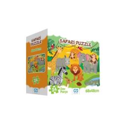 Ca Games 24 Parça Safari Yer Puzzle