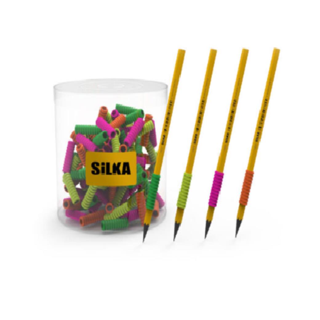 Silka Neon Spiral Kalem Tutma Aparatı 72li