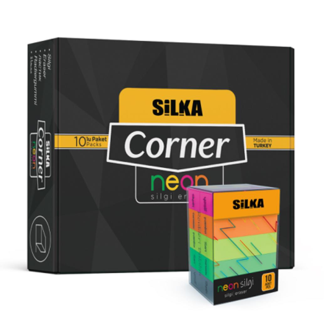 Silka Corner Neon Silgi (30 Adet)