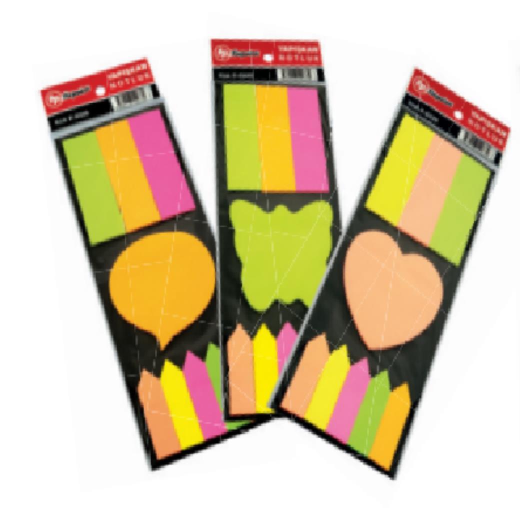 Fixpoint Yapışkanlı Kağıt Şekilli 9lu (48 Adet)