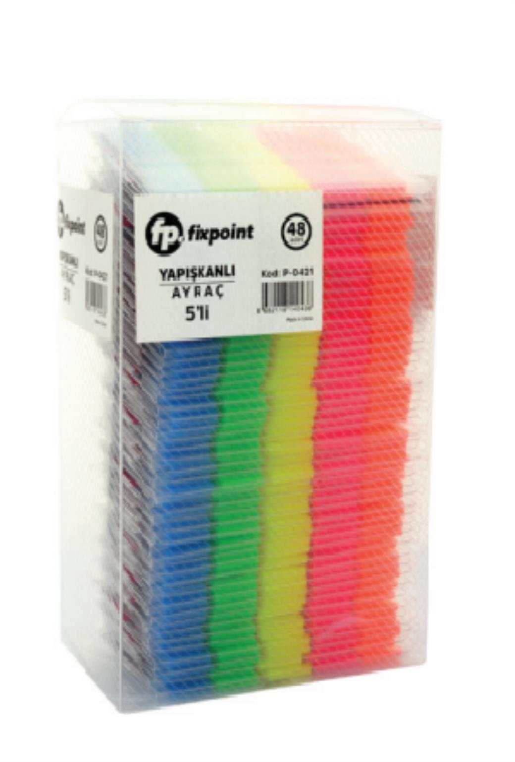 Fixpoint Yapışkanlı Ayraç 5li (48 Adet)