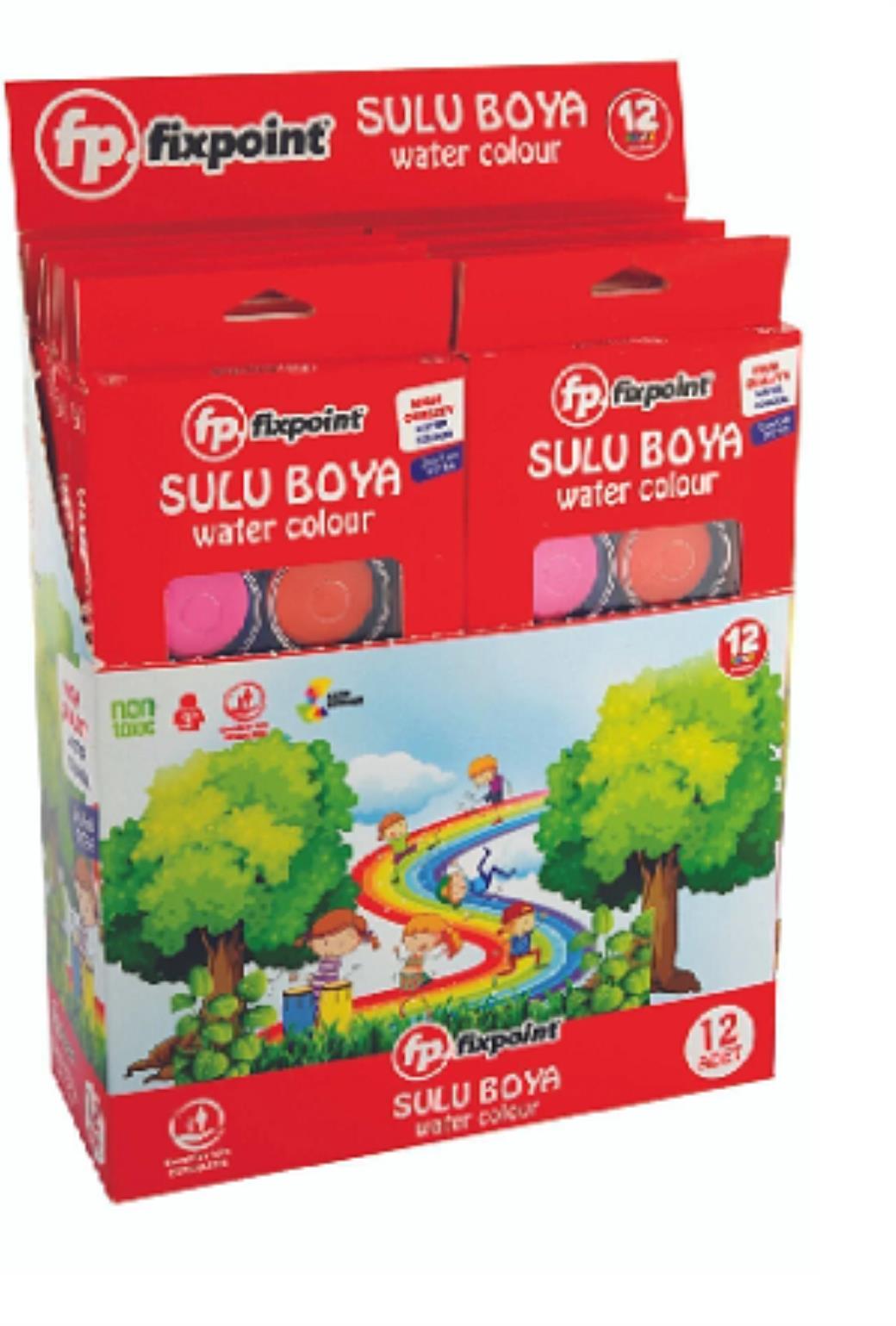 Fixpoint Suluboya 12 Renk (12 Adet)