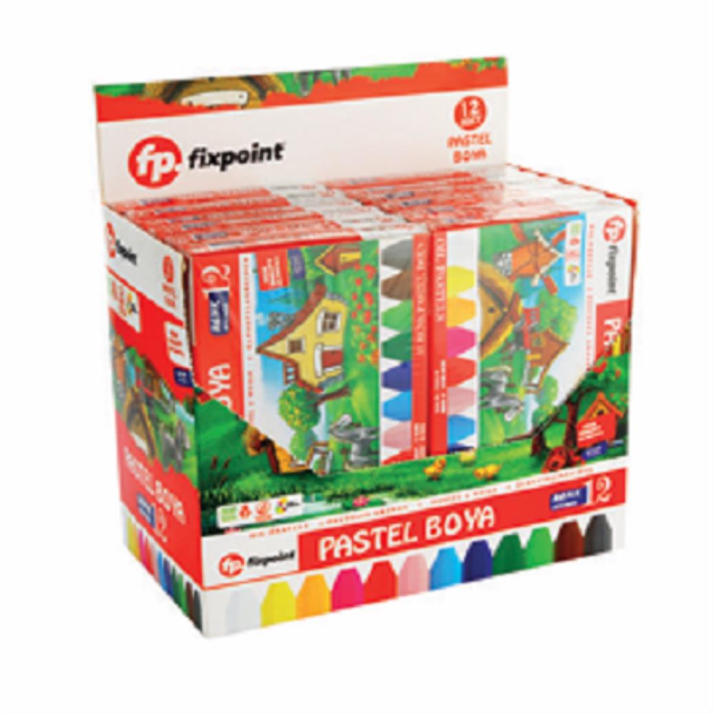 Fixpoint Pastel Boya 12 Renk  (12 Adet)