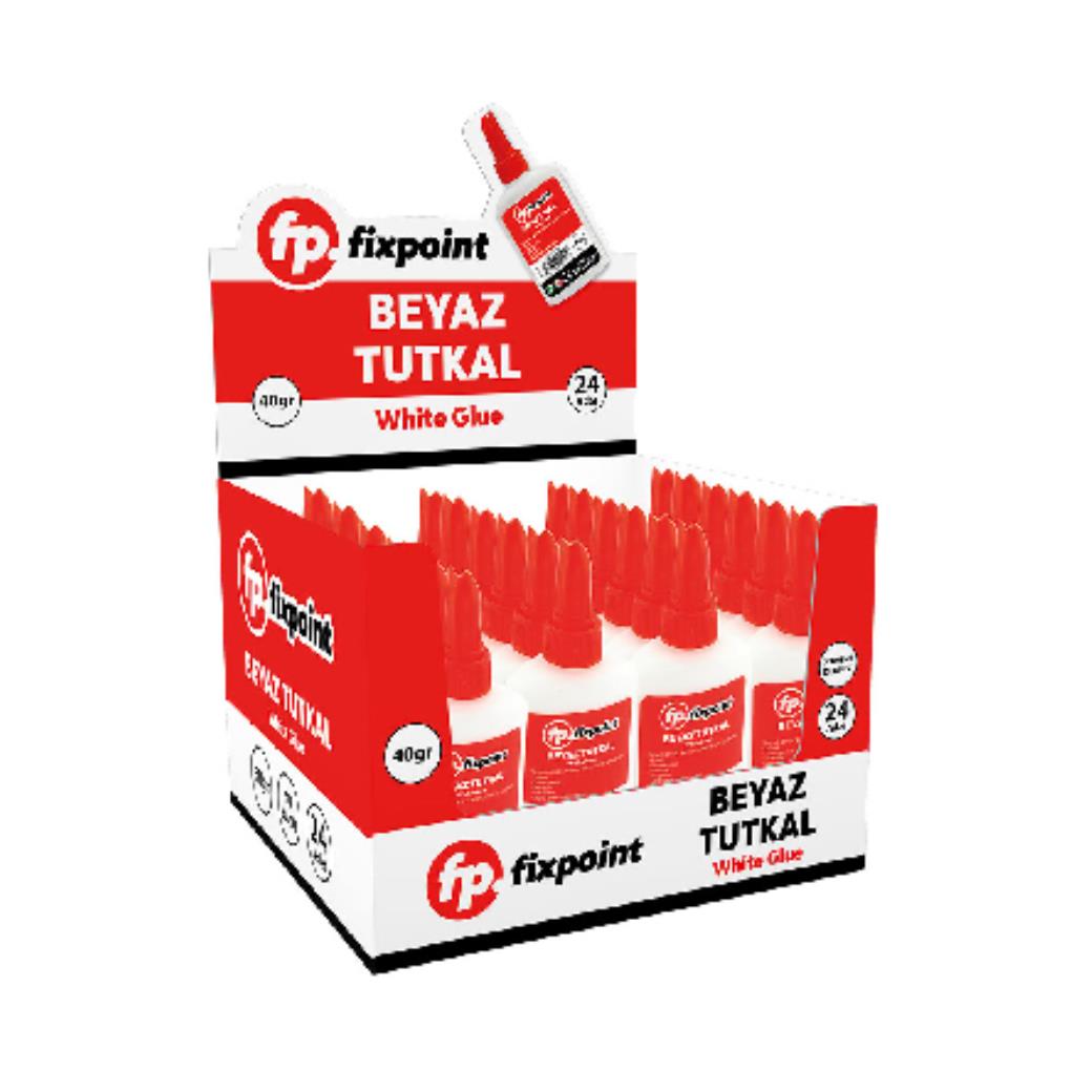 Fixpoint Beyaz Tutkal Yapıştırıcı 40gr (24 Adet)