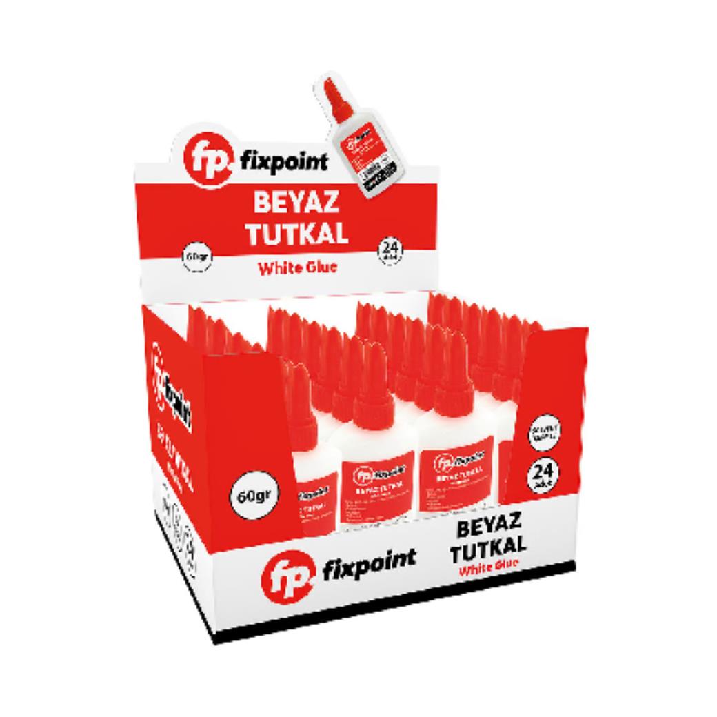 Fixpoint Beyaz Tutkal Yapıştırıcı 60gr (24 Adet)