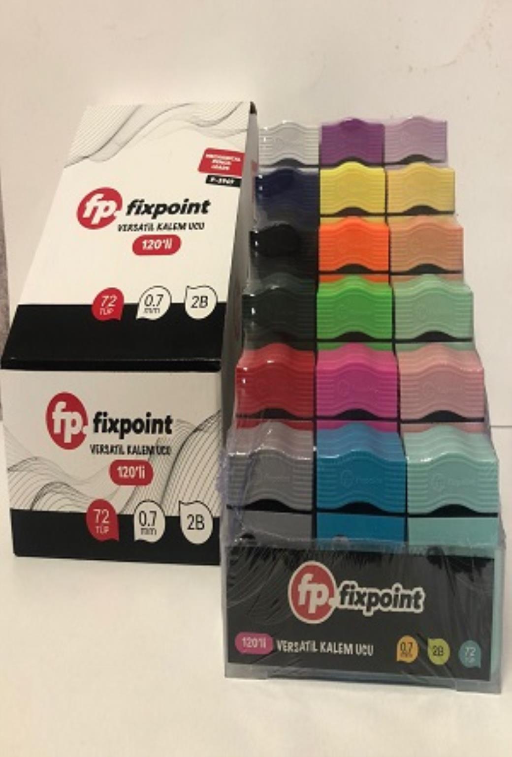Fixpoint Versatil Kalem Ucu 120li 2B 0.7 Mm Standlı (72 Tüp)