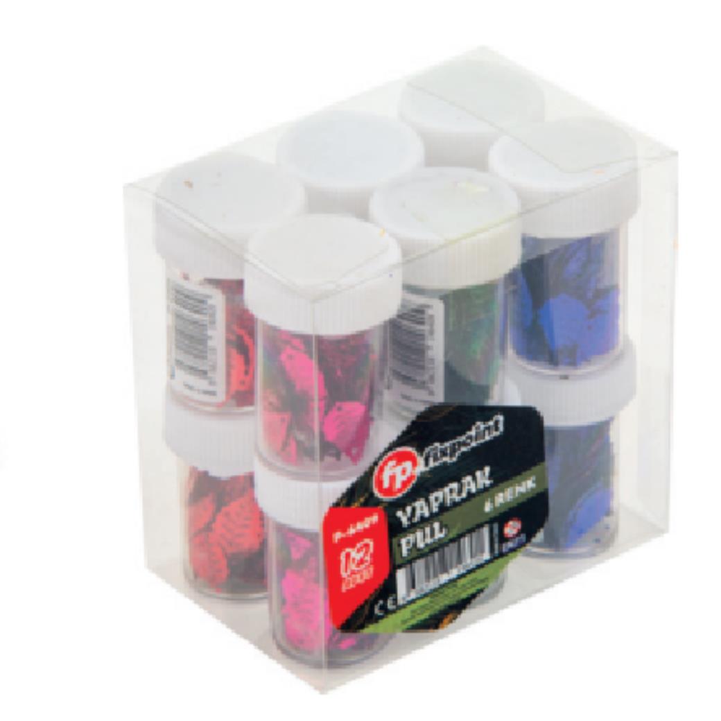 Fixpoint Yaprak Pul 6 Renk (12 Adet)