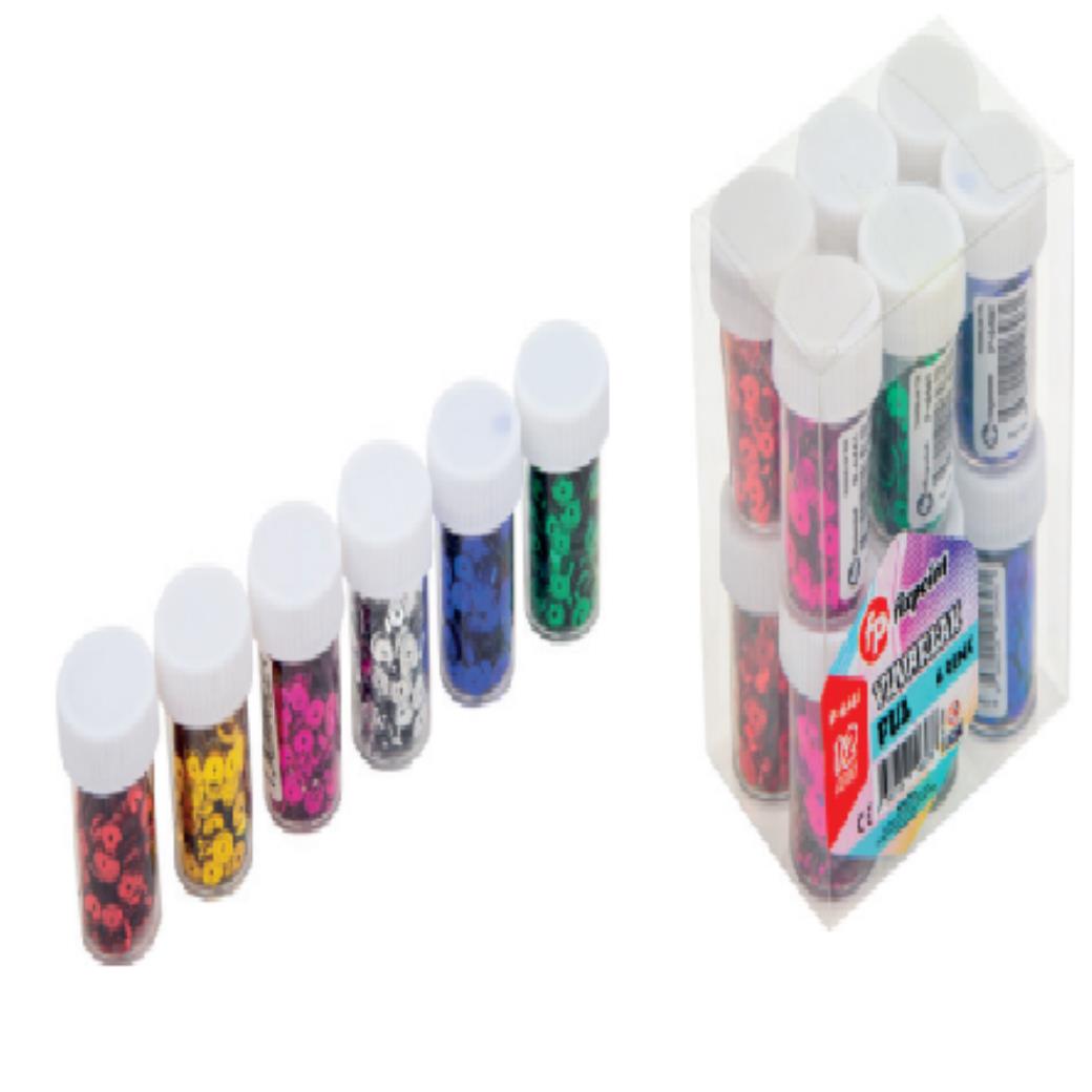 Fixpoint Yuvarlak Pul 6 Renk (12 Adet)