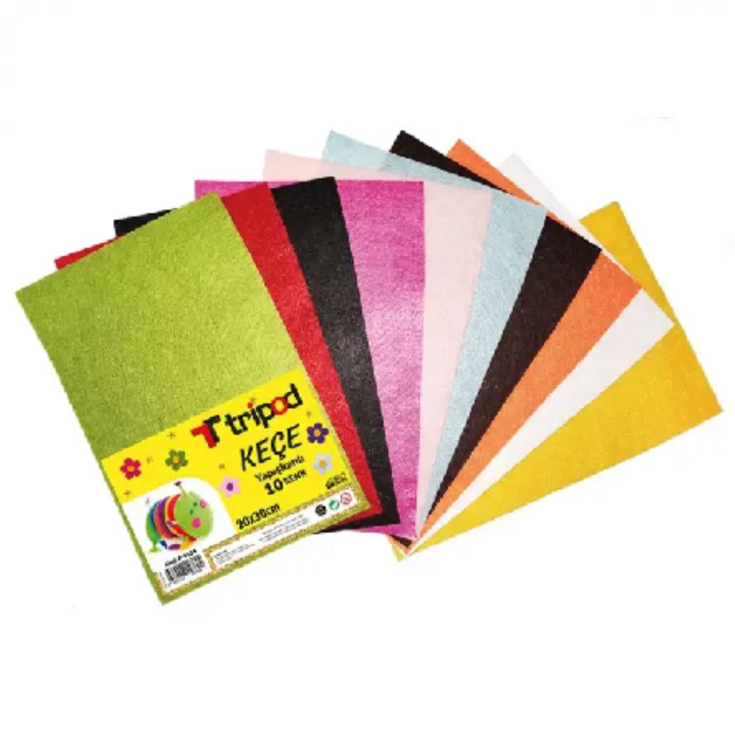 Fixpoint Tripod Yapışkanlı Keçe 20x30 Cm (10 Renk)