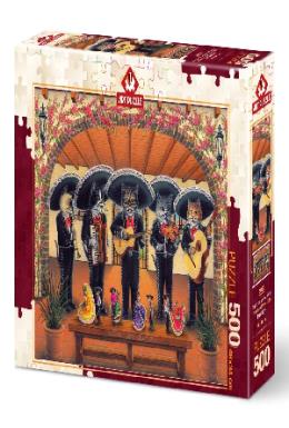Art Puzzle Flamenko Miyav Ekibi 500 Parça Puzzle