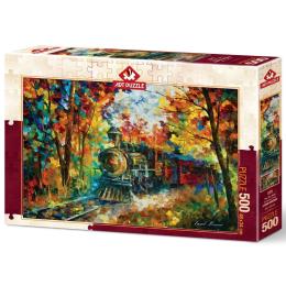 Art Puzzle Sonbahar Treni 500 Parça Puzzle