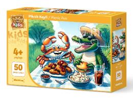 Art Çocuk Piknik Keyfi 50 Parça Puzzle