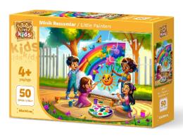 Art Çocuk Minik Ressamlar 50 Parça Puzzle