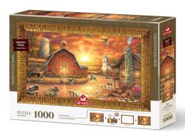 Art Puzzle Gün Batımı Yolculuğu 1000 Parça Çerçeveli Puzzle