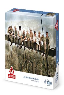 Art Puzzle Gökdelende Öğle Yemeği 1000 Parça Puzzl