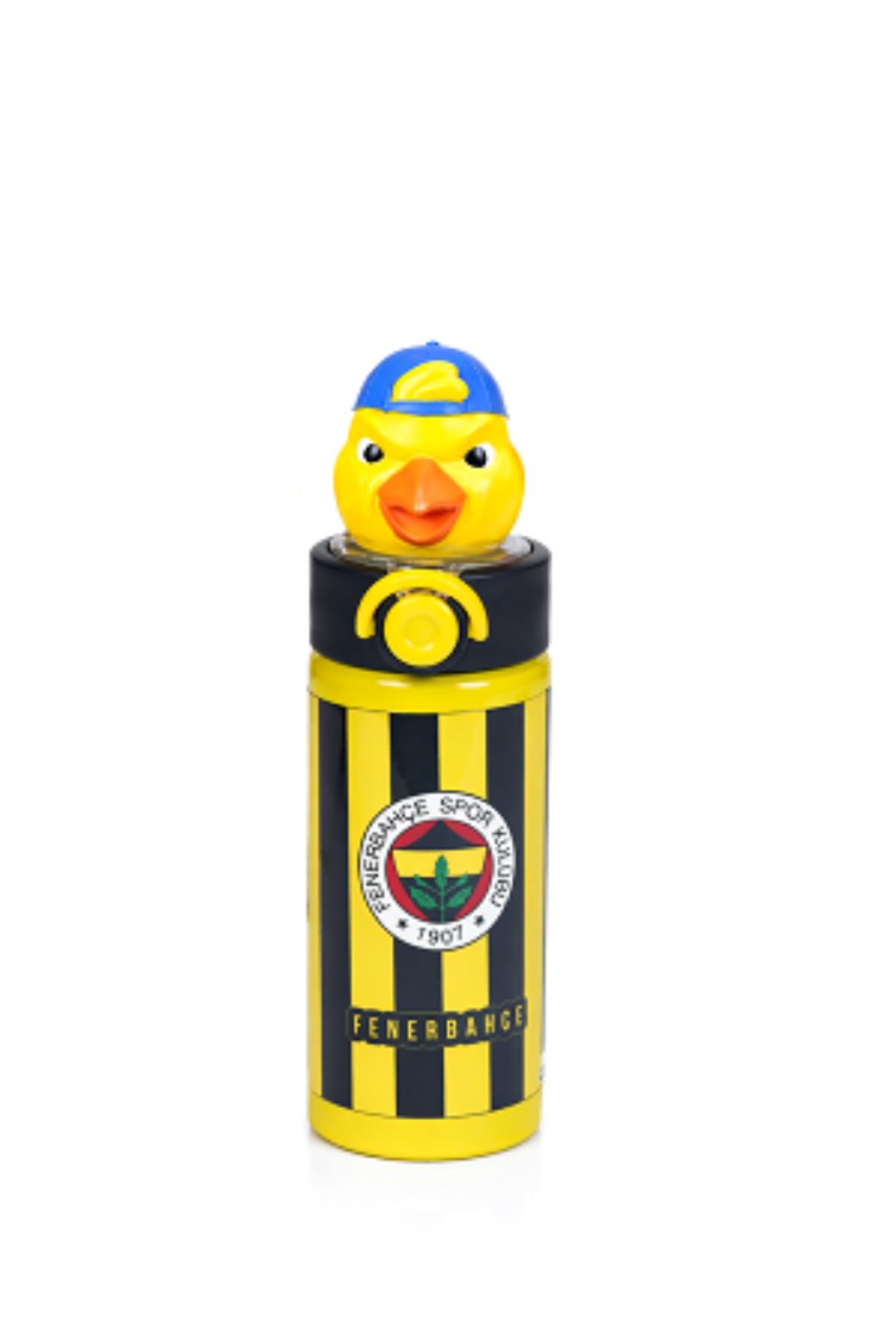 Me Fenerbahçe Sarı Lacivert Çubuklu Çelik Matara