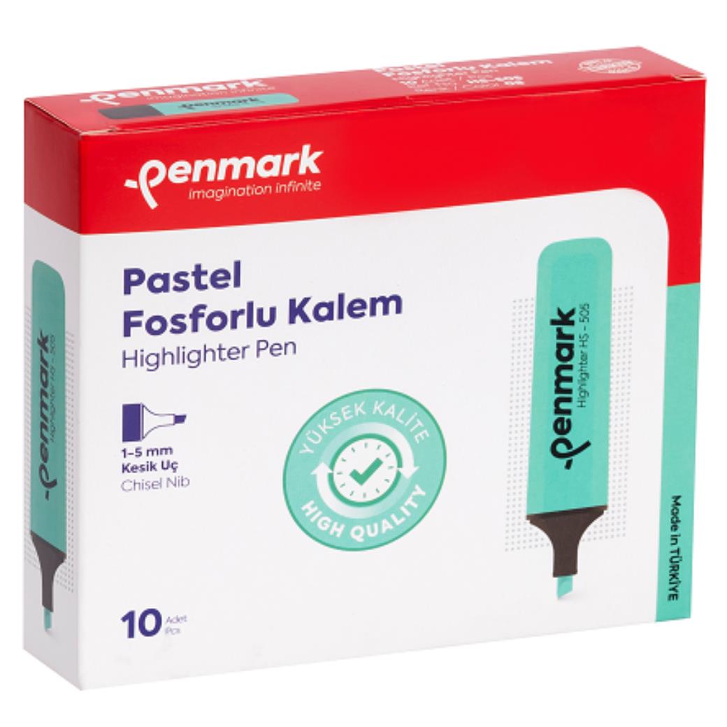 Penmark Nane Şekeri 10lu Kesik Uçlu Fosforlu Kalem