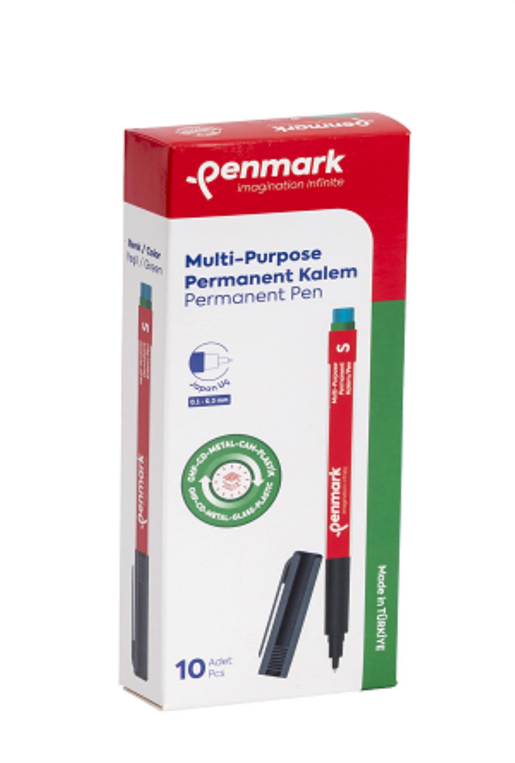 Penmark Yeşil Multi Purpose Japon Uç 10lu Parmament Asetat Kalem (6 Adet)