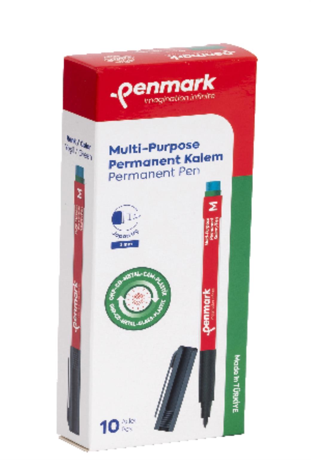Penmark Yeşil Multi Purpose Japon Uç 10lu Parmament Asetat Kalem (6 Adet)