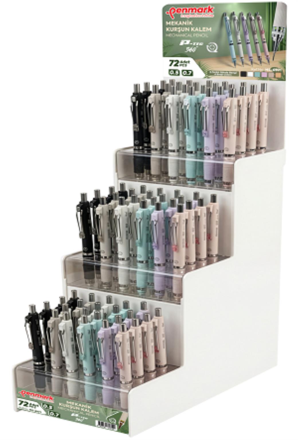 Penmark Versatil Kalem 6 Renk 72li Stand