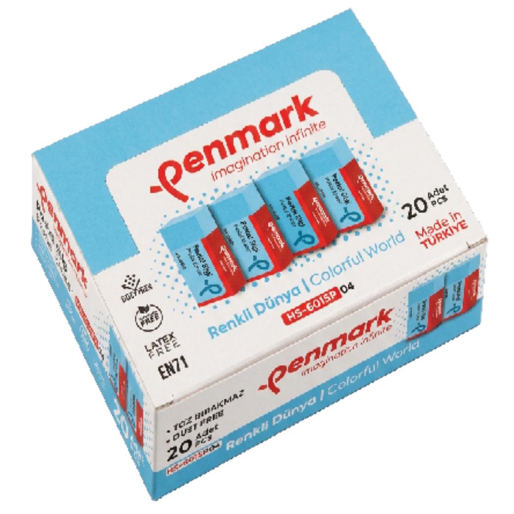 Penmark Pastel Mavi Silgi 20li Kutu