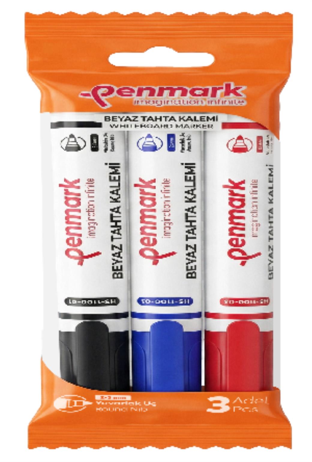 Penmark Beyaz Tahta Kalemi 3 Renk Set (48)